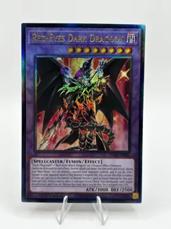 Yugioh Red Eyes Dark Dragoon RA02-EN021 Prismatic Ultimate Rare - Image 1