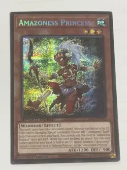Yugioh! LP Amazoness Princess - SBC2-ENH09 - Prismatic Secret Rare - 1st Edition - Image 1