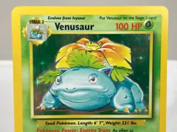 Venusaur 015/102 Base Set Holo Rare WOTC Pokemon Card - Lightly Played - Image 3