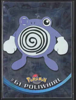 Pokemon TCG | Poliwhirl #61 | Holo | Topps Chrome Trading Cards Series 1 | MP - Image 2