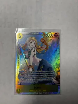 Bandai One Piece CCG Nami EB03-053 Special Holo 6000 Power Card - Image 1