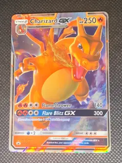 Charizard GX SM211 - Sun & Moon Promo Pokemon Card - LP - Image 1