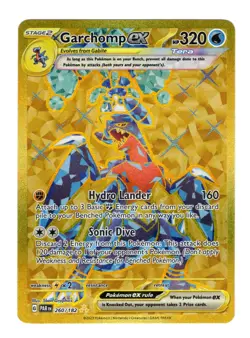 Garchomp ex 260/182 Pokemon Card TCG SV04: Paradox Rift Hyper Rare NM - Image 1
