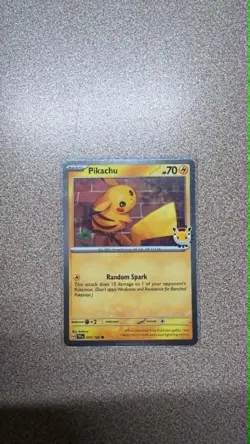 Pikachu (Pokemon Day 2026 Cosmos Holo) Common Miscellaneous Cards 051/162 NM - Image 1