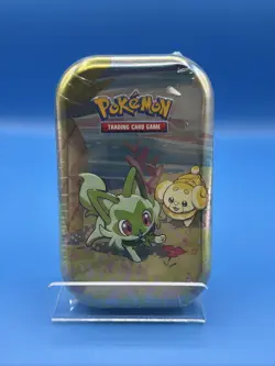 Pokemon Trading Card Game: Paldea Friends Mini Tin Sprigatito - Image 1