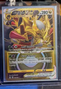 Giratina VSTAR Secret Lost Origin 212/196 Pokemon Card TCG MINT/NEAR MINT - Image 1