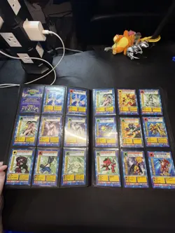 Vintage BANDAI Digimon 1999 Holos And Rares Huge Binder Lot 360 Cards - Image 1