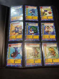 Vintage BANDAI Digimon 1999 Holos And Rares Huge Binder Lot 360 Cards - Image 2