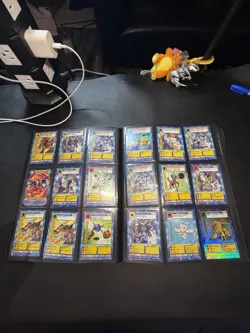 Vintage BANDAI Digimon 1999 Holos And Rares Huge Binder Lot 360 Cards - Image 3