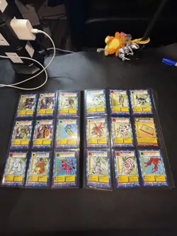Vintage BANDAI Digimon 1999 Holos And Rares Huge Binder Lot 360 Cards - Image 4
