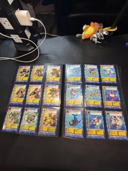 Vintage BANDAI Digimon 1999 Holos And Rares Huge Binder Lot 360 Cards - Image 5