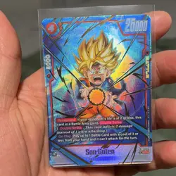Bandai Dragon Ball Super Card Game SR Holo FB08 Son Goten Son Goku Lot - Image 2