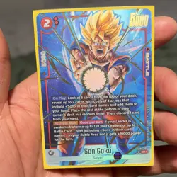 Bandai Dragon Ball Super Card Game SR Holo FB08 Son Goten Son Goku Lot - Image 3