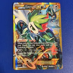 Pokemon TCG Shaymin EX 77a/108 Holo Black Star Promo Card Near Mint Condition - Image 1