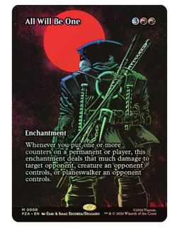 All Will Be One - Foil - Borderless Teenage Mutant Ninja Turtles MTG - Image 1