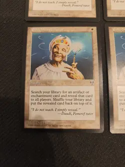 Lot Of 4x MTG Mirage "Enlightened Tutor" Magic The Gathering WoTC LP - Image 3