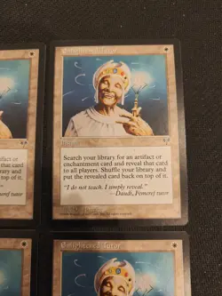 Lot Of 4x MTG Mirage "Enlightened Tutor" Magic The Gathering WoTC LP - Image 5