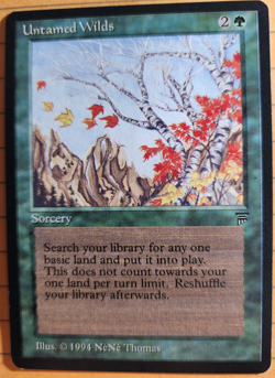 MTG - 1994 - Legends - Untamed Wilds - Unplayed - Image 1