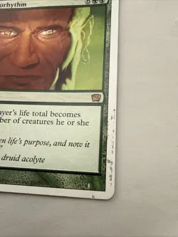 Biorhythm x1 MTG 9th Ninth Edition 1x Magic Damaged Water Damage - Image 2