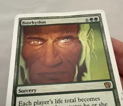 Biorhythm x1 MTG 9th Ninth Edition 1x Magic Damaged Water Damage - Image 4