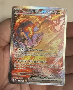 Pokemon TCG Team Rockets Moltres EX 229/182 SIR Destined Rivals NM/M - Image 1