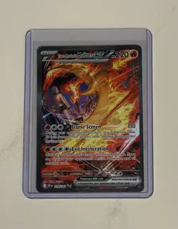 Pokemon TCG Team Rockets Moltres EX 229/182 SIR Destined Rivals NM/M - Image 3