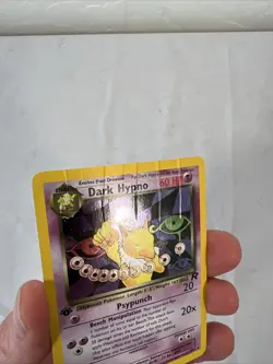 2000 Pokemon Team Rocket Dark Hypno Holo Rare First Edition 9/82 MP - Image 2
