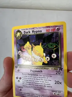2000 Pokemon Team Rocket Dark Hypno Holo Rare First Edition 9/82 MP - Image 3