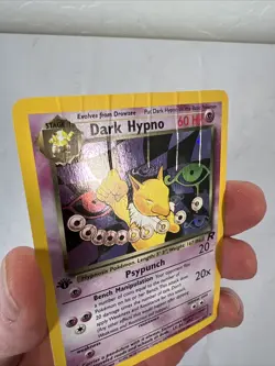 2000 Pokemon Team Rocket Dark Hypno Holo Rare First Edition 9/82 MP - Image 4