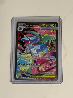 Pokemon TCG Mega Venusaur EX #177/132 SIR Mega Evolutions NM/M - Image 4