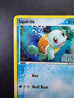 2006 Pokemon Squirtle EX Crystal Guardians 63/100 Reverse Holo STAMPED - Image 2