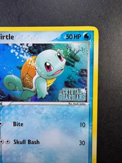 2006 Pokemon Squirtle EX Crystal Guardians 63/100 Reverse Holo STAMPED - Image 3