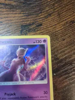 Pokemon Mewtwo Detective Pikachu 12/18 Holo Rare MP - Image 5