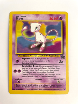 2000 Pokemon - Mew Black Star Promo No. 8 - Image 1