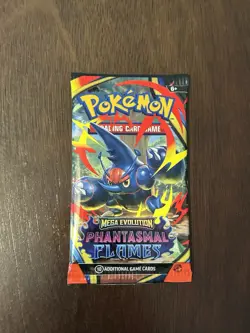 Pokemon TCG Mega Evolution Phantasmal Flames 4 Booster Packs Gengar Lopunny - Image 3