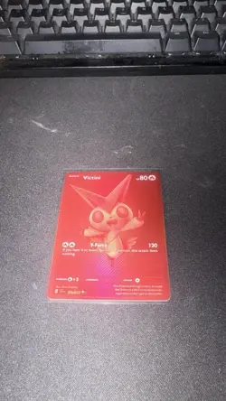 Pokemon Black Bolt Victini 171/086 Red Foil Near Mint - Image 4