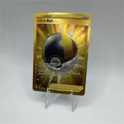 Pokemon TCG Ultra Ball Trainer Item Secret Rare Holo 186/172 Brilliant Stars - Image 1