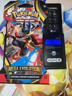 (VERY HEAVY) 33.11g Pokemon TCG Mega Evolution Sleeved Booster Pack (SEALED)✅ - Image 1