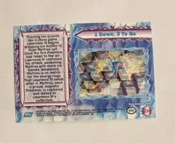 2000 Topps Pokemon Movie Animation Edition '1 Down, 3 To Go' #16 Foil Blue Label - Image 2