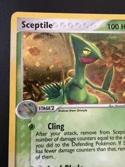 Pokemon TCG POP Series 1 Sceptile 4/17 Rare Holo Swirl Near Mint - Image 4