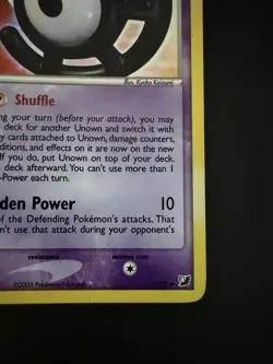 Pokemon TCG Unseen Forces Unown U/28 Rare Holo - Near Mint - Image 2
