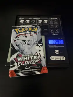 Very Heavy 22.92g! Pokemon White Flare Booster Pack Sealed! - Image 1