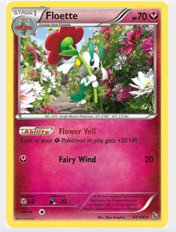 Floette 64/106 | 2014 | Mint/Near Mint | RARE | Pokemon XY Flashfire - Image 1