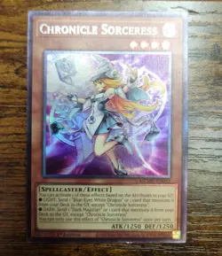 Chronicle Sorceress (CR) MZMU-EN032 Collector's Rare Yugioh Maze of Muertos NM - Image 2