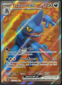 Toxicroak ex 232/198 SV01: Scarlet & Violet Base Set Holo - Pokemon Card - Image 1