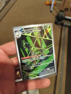 Pokemon TCG Destined Rivals Team Rockets Spidops Illustration Card 187/182 NM - Image 5