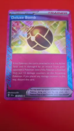 Deluxe Bomb 134/142 ACE SPEC Rare SV07: Stellar Crown Pokemon Card NM - Image 2