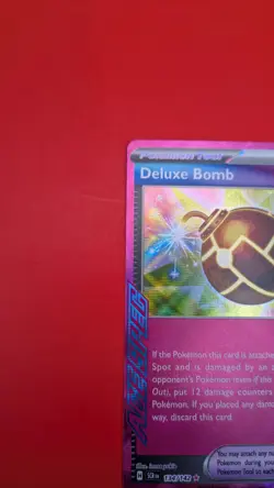 Deluxe Bomb 134/142 ACE SPEC Rare SV07: Stellar Crown Pokemon Card NM - Image 4