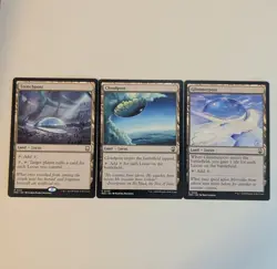 MTG Lands Locus.3 cards. All 3 of the Locus lands that currently exist in MTG - Image 1