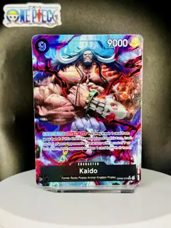 One Piece Card Game 🏴‍☠OP08-079 Kaido SR NM Alt Art Foil ENGLISH - Image 1
